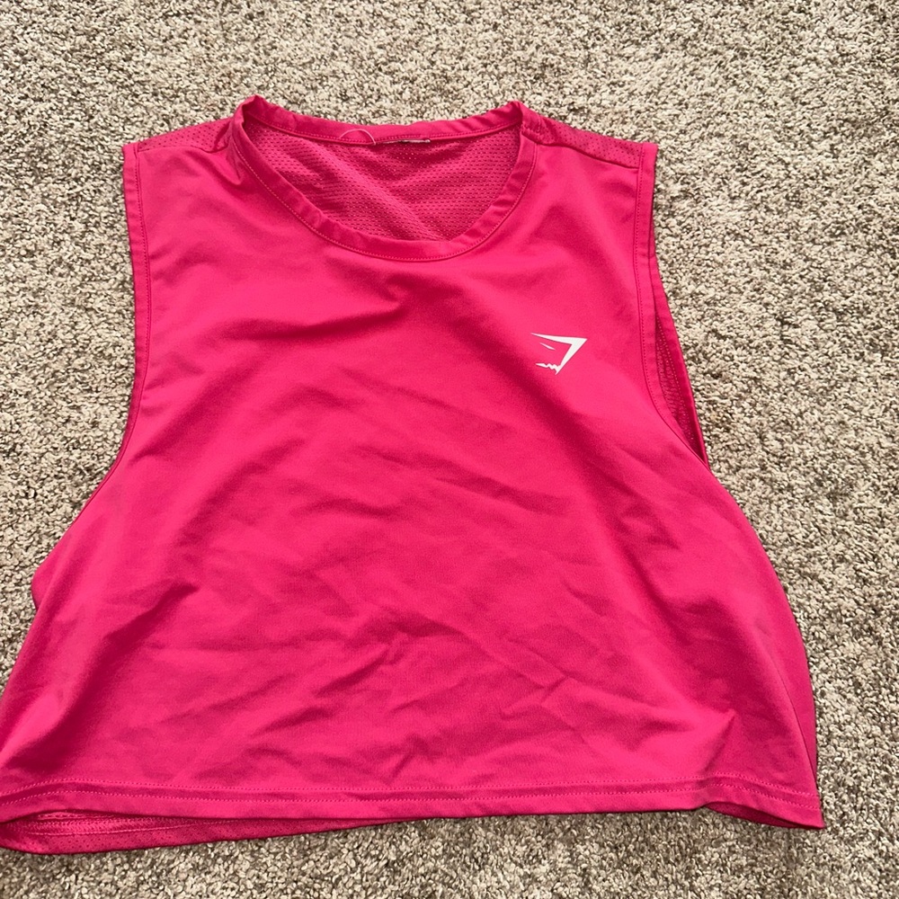 Crop GymShark Tank Pink